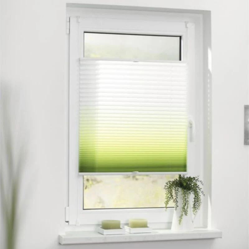 Blux sötétítő roló ablakra 110 × 130 cm – Zöld‑fehér blackout