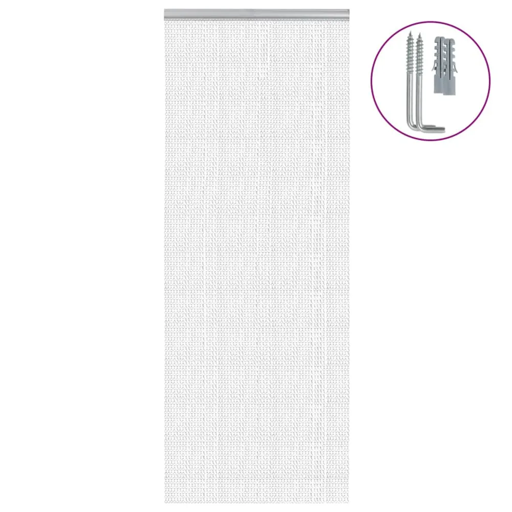 vidaXL alumínium láncos ajtószúnyogháló 80 x 221 cm