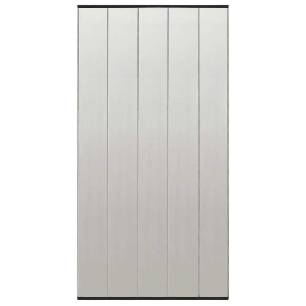 vidaXL fekete szúnyogháló ajtóra 5 részes hálós függönnyel 120x240 cm