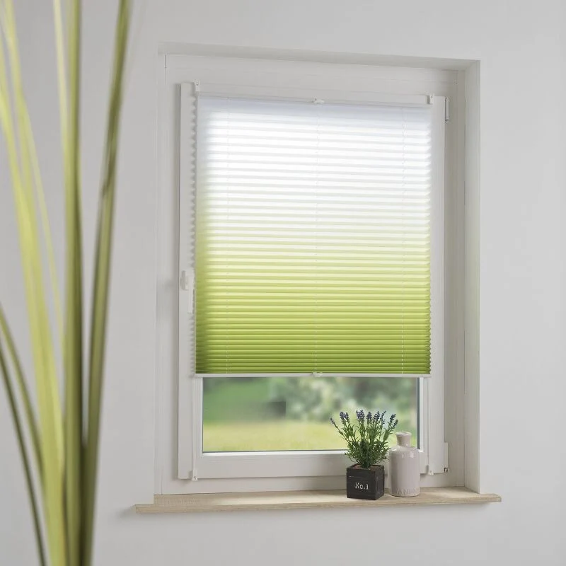 Blux sötétítő roló ablakra 120 × 130 cm – Zöld‑fehér blackout