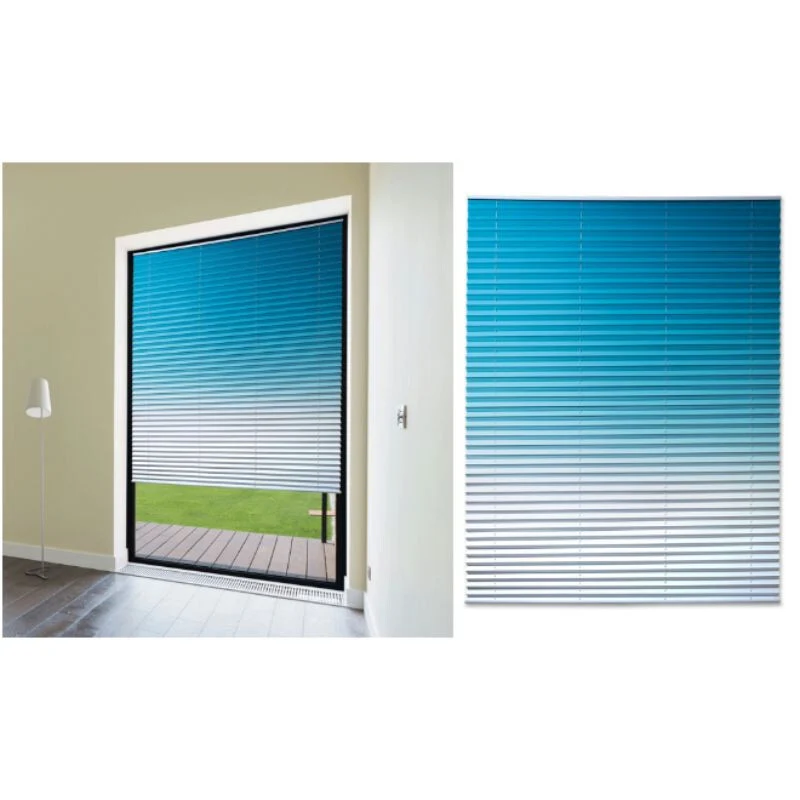 Blux designer sötétítő roló 110 × 135 cm – Kék‑fehér blackout