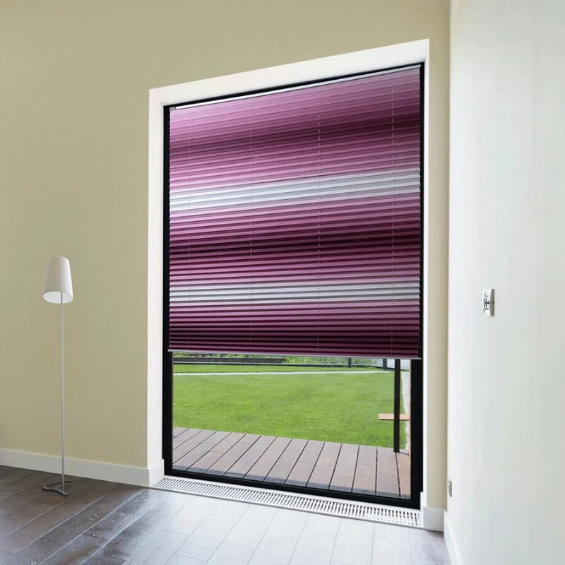 Blux designer sötétítő roló 110 × 135 cm – Rózsaszín‑fehér blackout