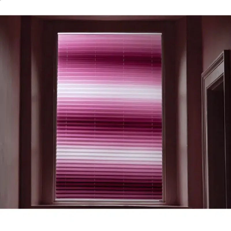 Blux designer sötétítő roló 110 × 135 cm – Rózsaszín‑fehér blackout
