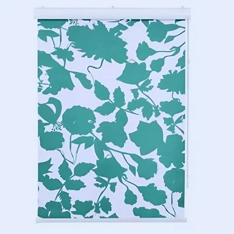 Blux designer sötétítő roló 50 × 165 cm – Zöld mintás blackout