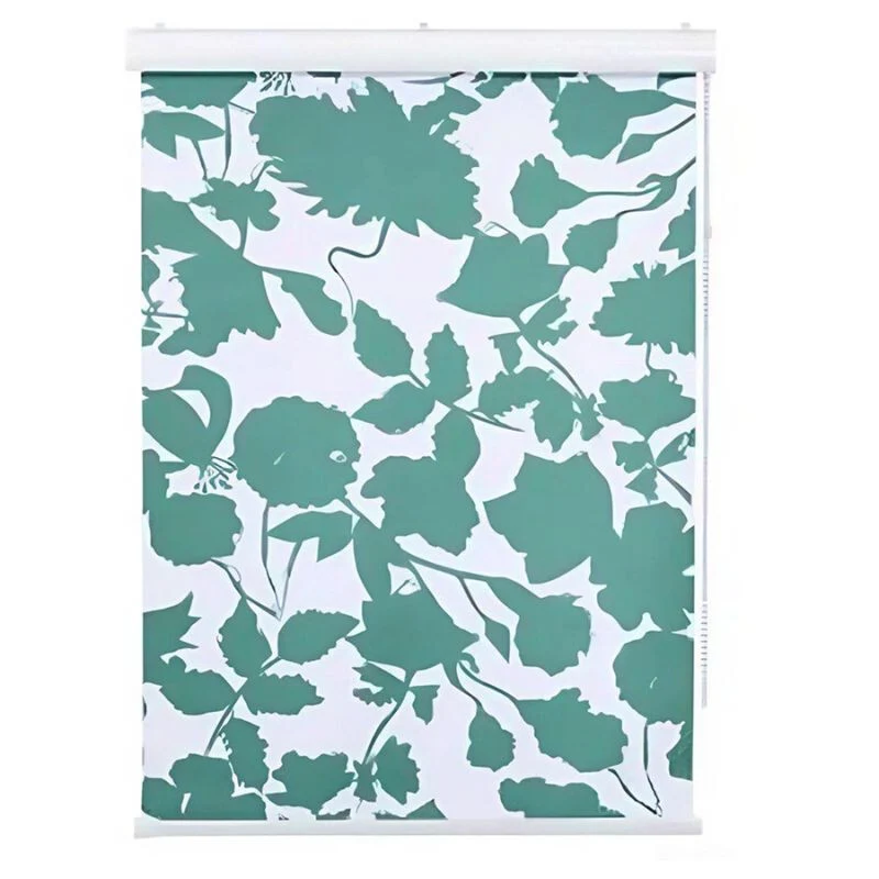 Blux designer sötétítő roló 80 × 140 cm – Zöld mintás blackout