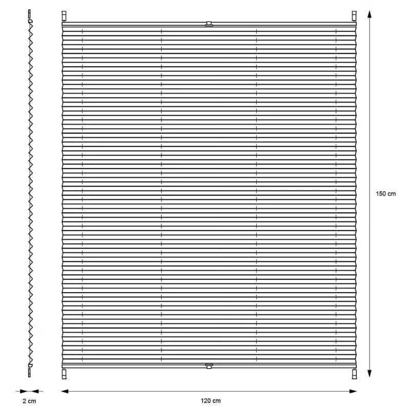 Klemmfix roló bordó 120 × 150 cm – Fény‑ és betekintésvédelem