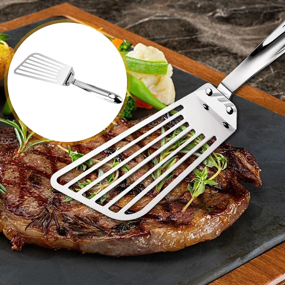 Acél hal/hús spatula, ezüst | SteelFlip