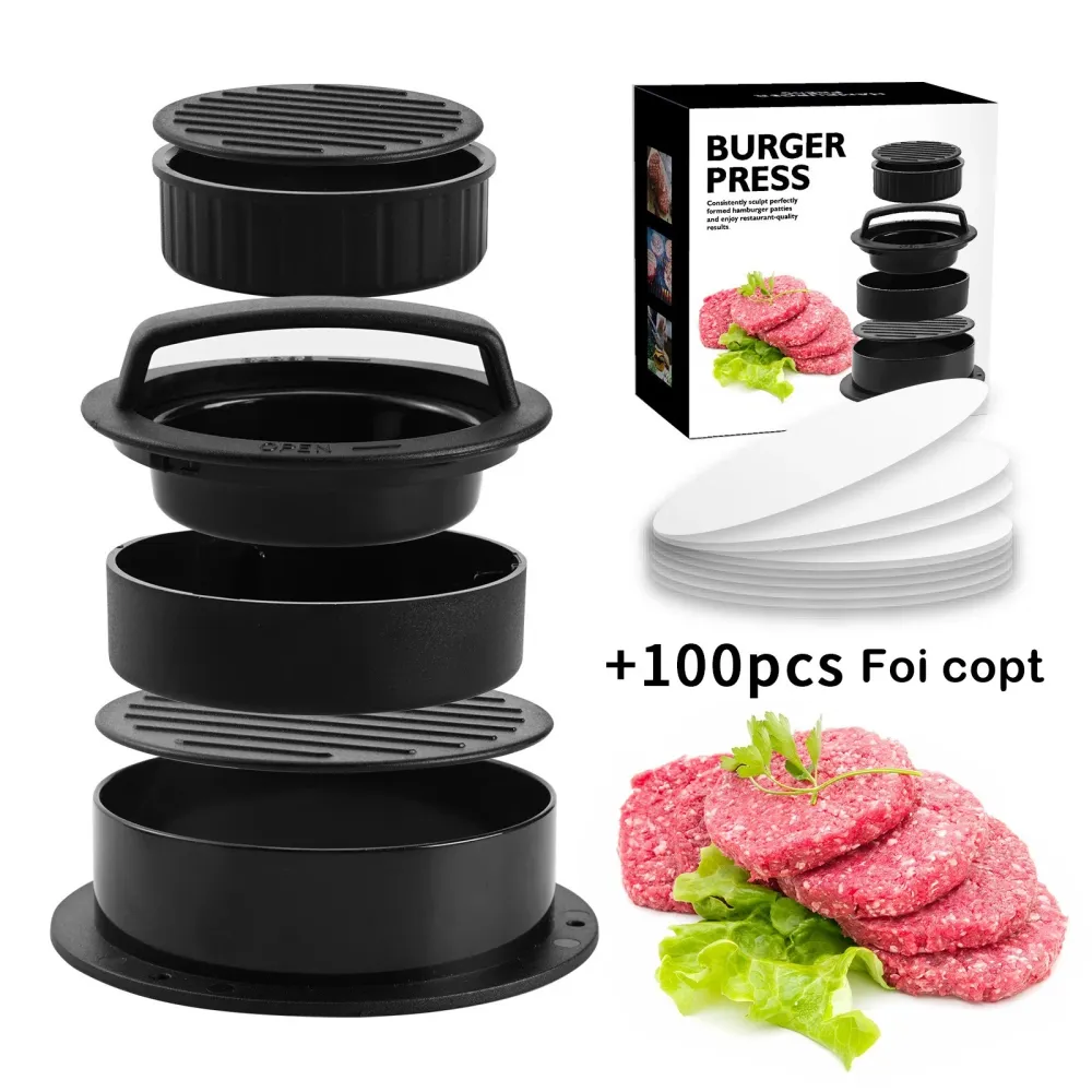 Dupla ABS hamburgerprés papírral | GrillPro