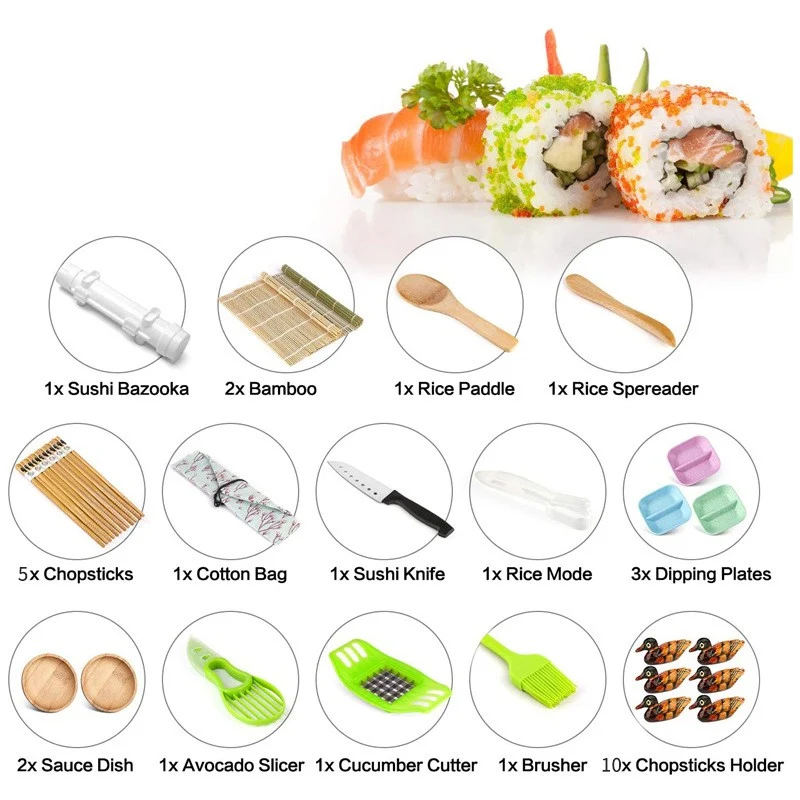 Komplett 31 darabos sushi evőeszköz készlet | SushiCraft
