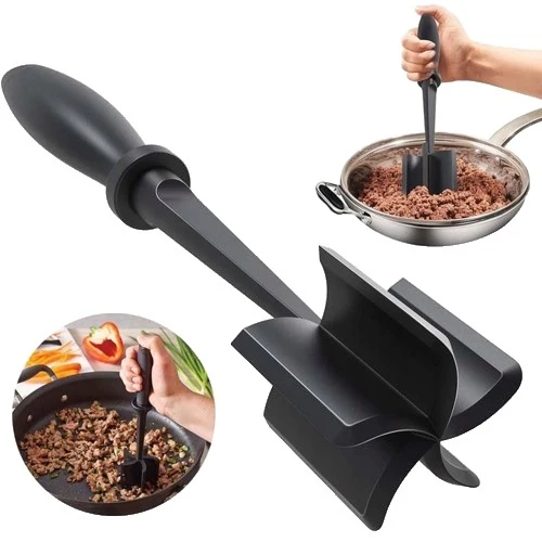 Kézi húsdaráló, hőálló, fekete | ChefTools
