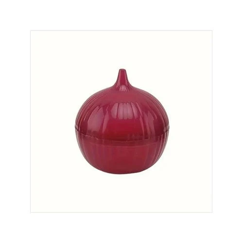 Élelmiszertároló doboz, Vivimall, Hagyma modell, műanyag, 11 x 11 x 12 cm, 500 ml, piros