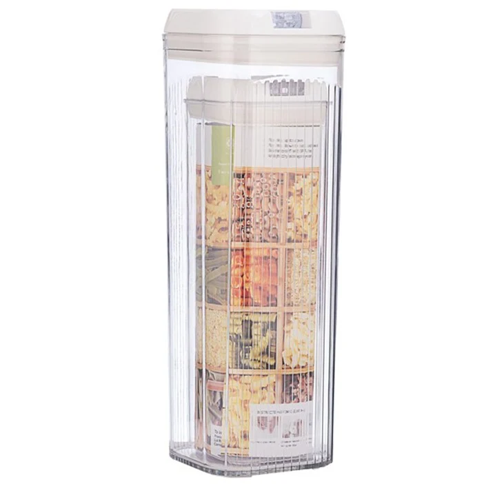 Élelmiszertároló dobozok, Vivimall, 2 darabos konténerkészlet, gabonafélék tárolására konyhába, 1.2 L-10x30.5 cm, 2.5 L-12...