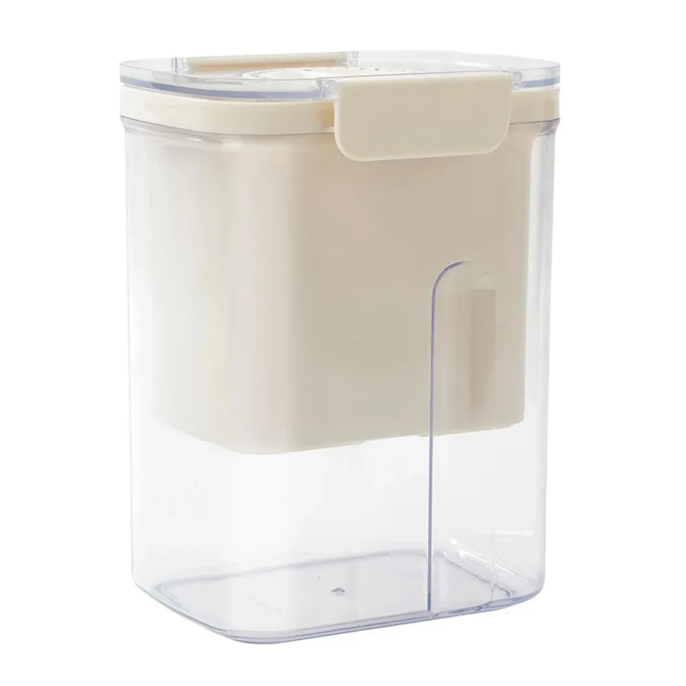 Sajtprés készlet, Vivimall, Joghurt szűrő, Görög joghurt szűrő, Tejszűrő, 18x9.7x13 cm, Zöld kanál 20x1.6 cm, Fehér