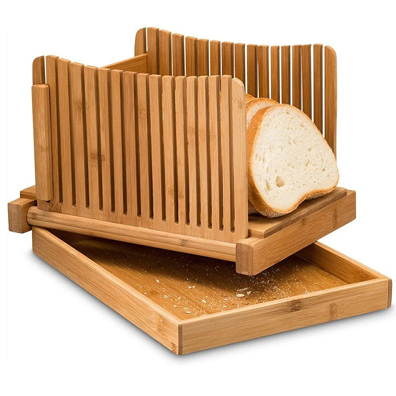 Természetes fa kenyéraprító, barna | KitchenLine