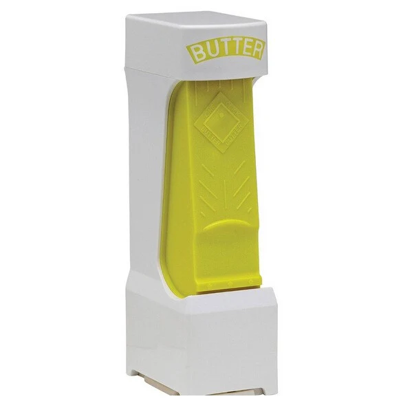 Vivimall manuális vajvágó, műanyag, könnyű és praktikus kialakítás, 20x6x8.5 cm, Butter Cutter, fehér