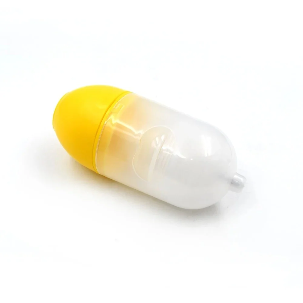 Vivimall mini kézi tojásrázó, sárgájához és fehérjéhez, keverő, 15x6 cm, sárga