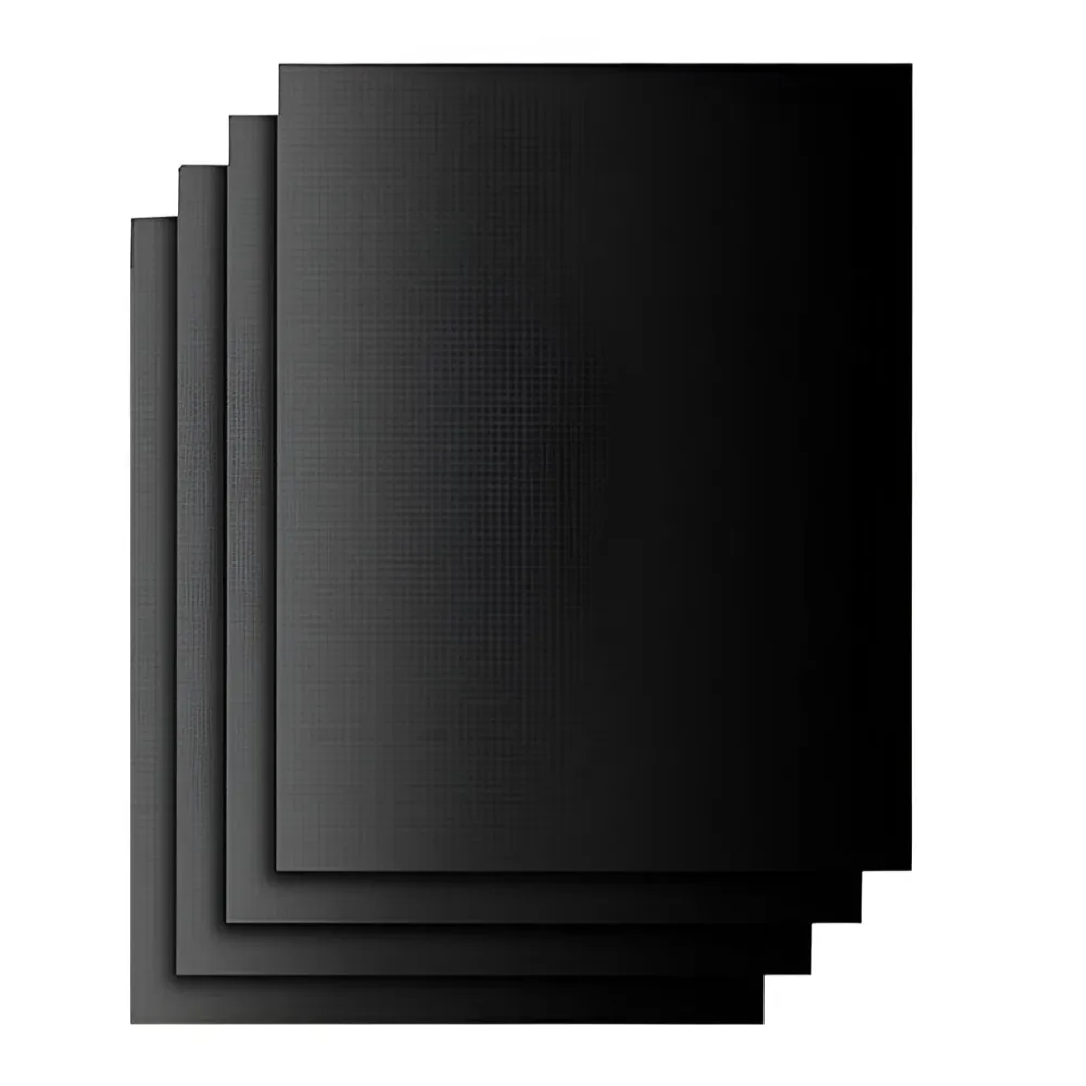Vivimall 4 db tapadásmentes teflon lap, többfunkciós, vízálló és magas hőmérsékletnek ellenálló, grillezéshez, sütőhöz, BB...