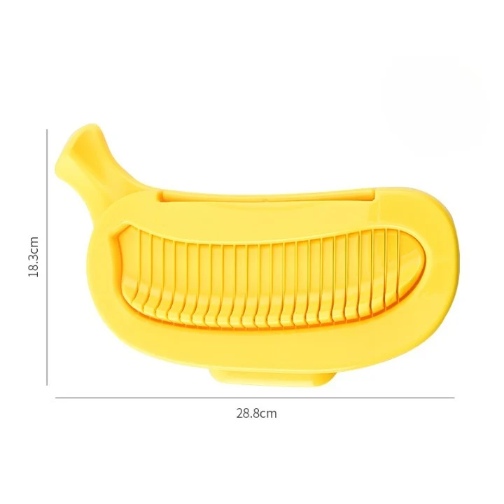 Vivimall többfunkciós élelmiszer szeletelő, banán modell, zöldségekhez és gyümölcsökhöz, konyhai kiegészítő, 28.8x18.3 cm,...