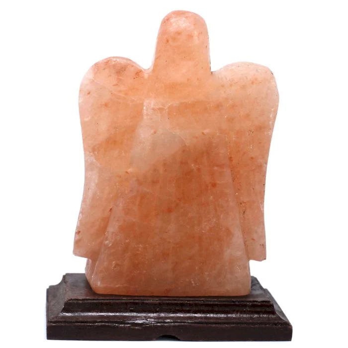 Himalája só lámpa angyal figura