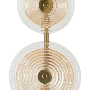 Modern design asztali lámpa arany talppal 25x63 cm