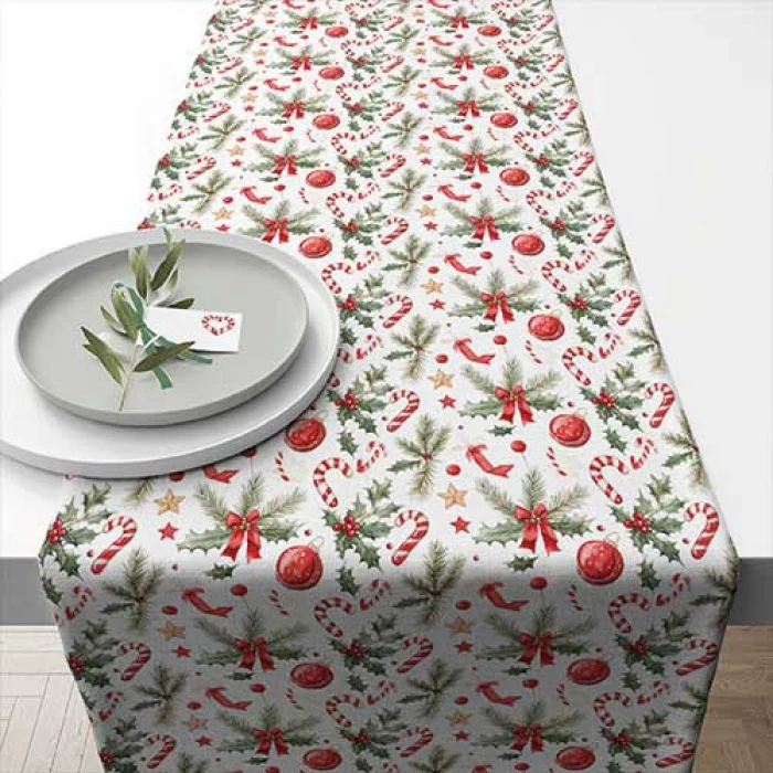Karácsonyi asztali futó 40x150 cm Christmas Elements