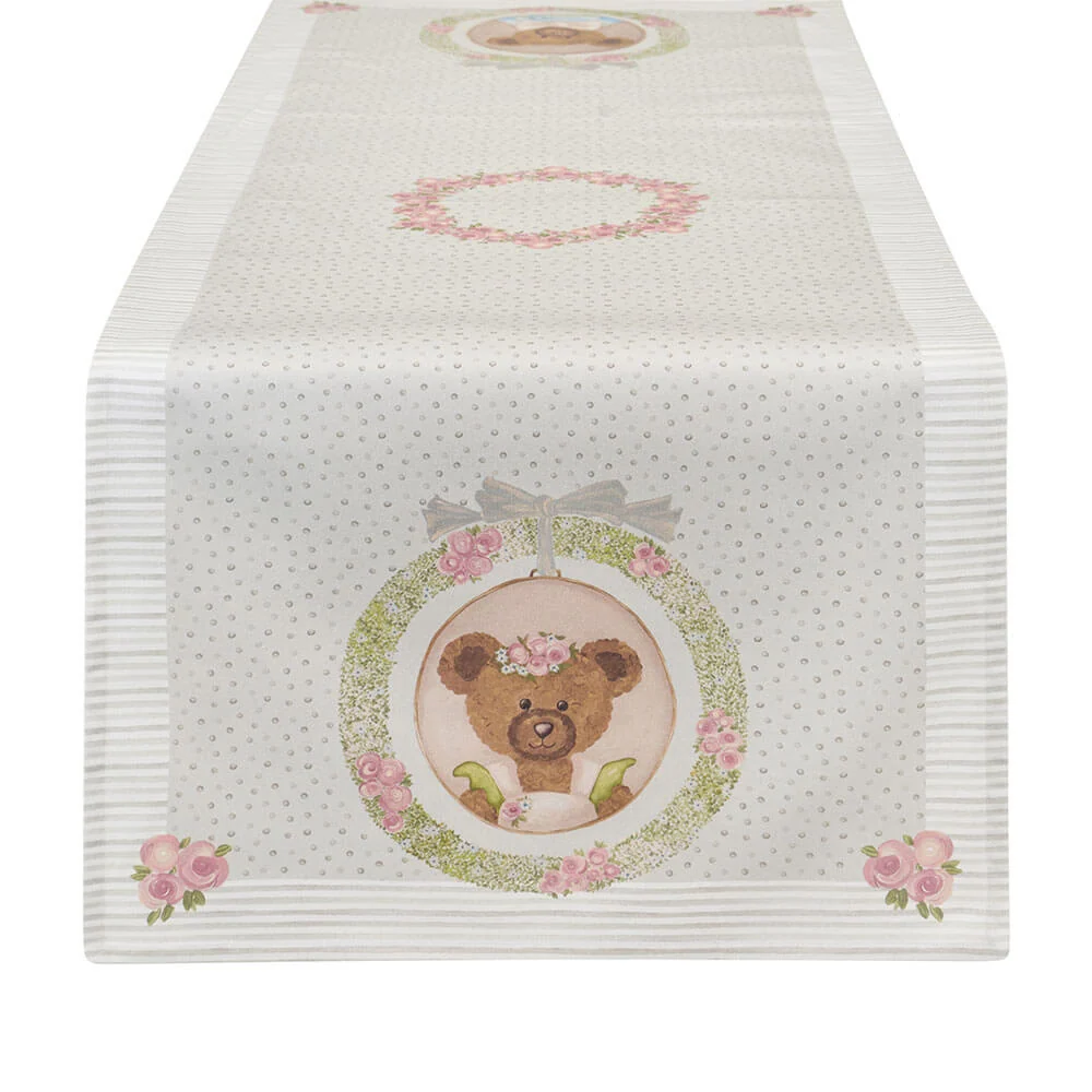 Pamut Asztali futó 50x150 cm macis Sweet Bear