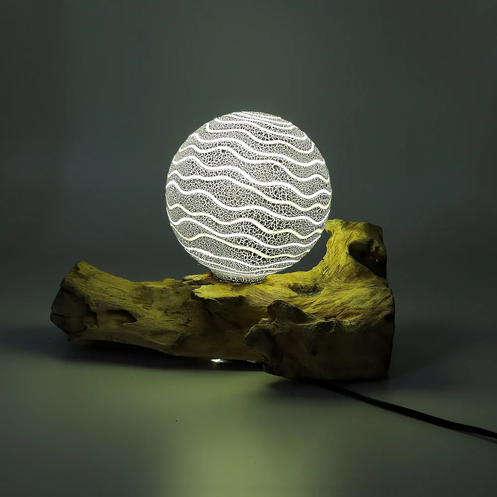 DriftGlow Lámpa Szürke Luna Árnyékoló