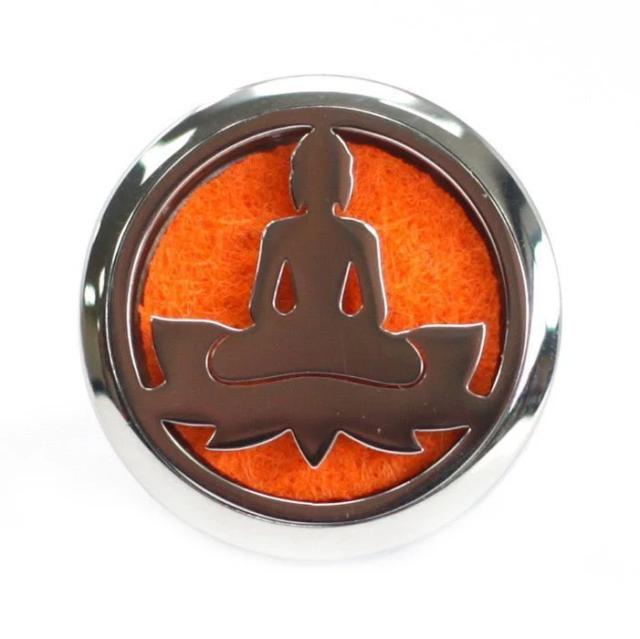 Autós szellőzőrács illatosító Lotus Buddha, 10 betét