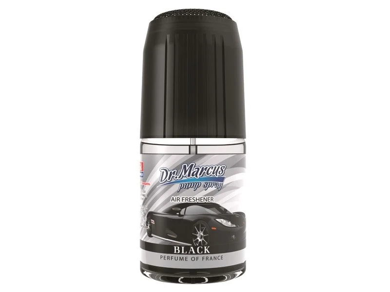 Légfrissítő pumpás spray, fekete