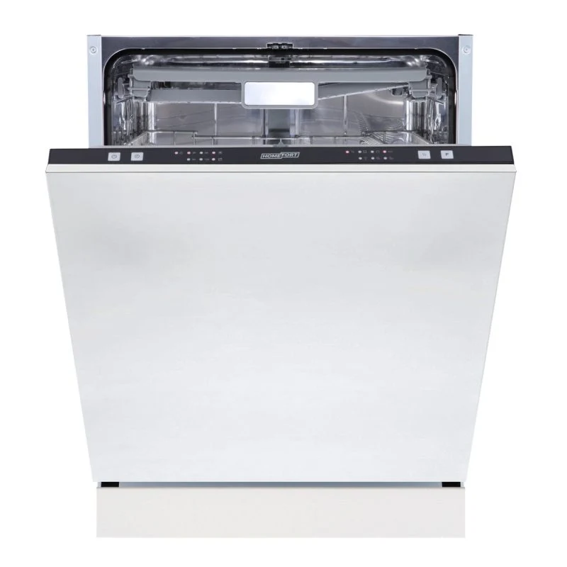 HOMEFORT HMGB0661B Beépíthető mosogatógép, bútorlap nélkül, 14 teríték, 11 L fogyasztás, 6 program, 47 dB zajszint, D ener...