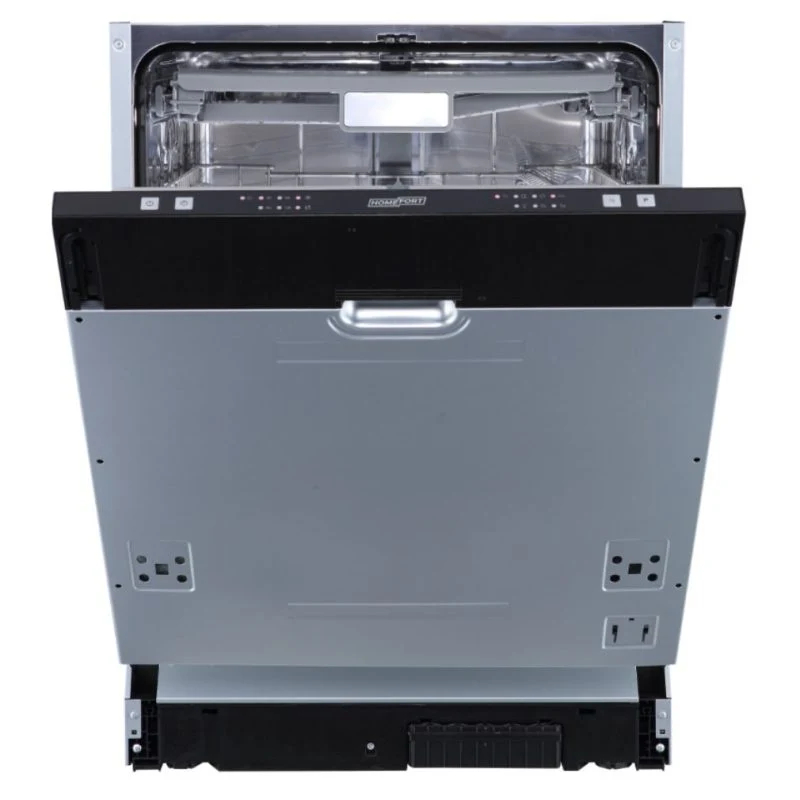 HOMEFORT HMGB0661B Beépíthető mosogatógép, bútorlap nélkül, 14 teríték, 11 L fogyasztás, 6 program, 47 dB zajszint, D ener...