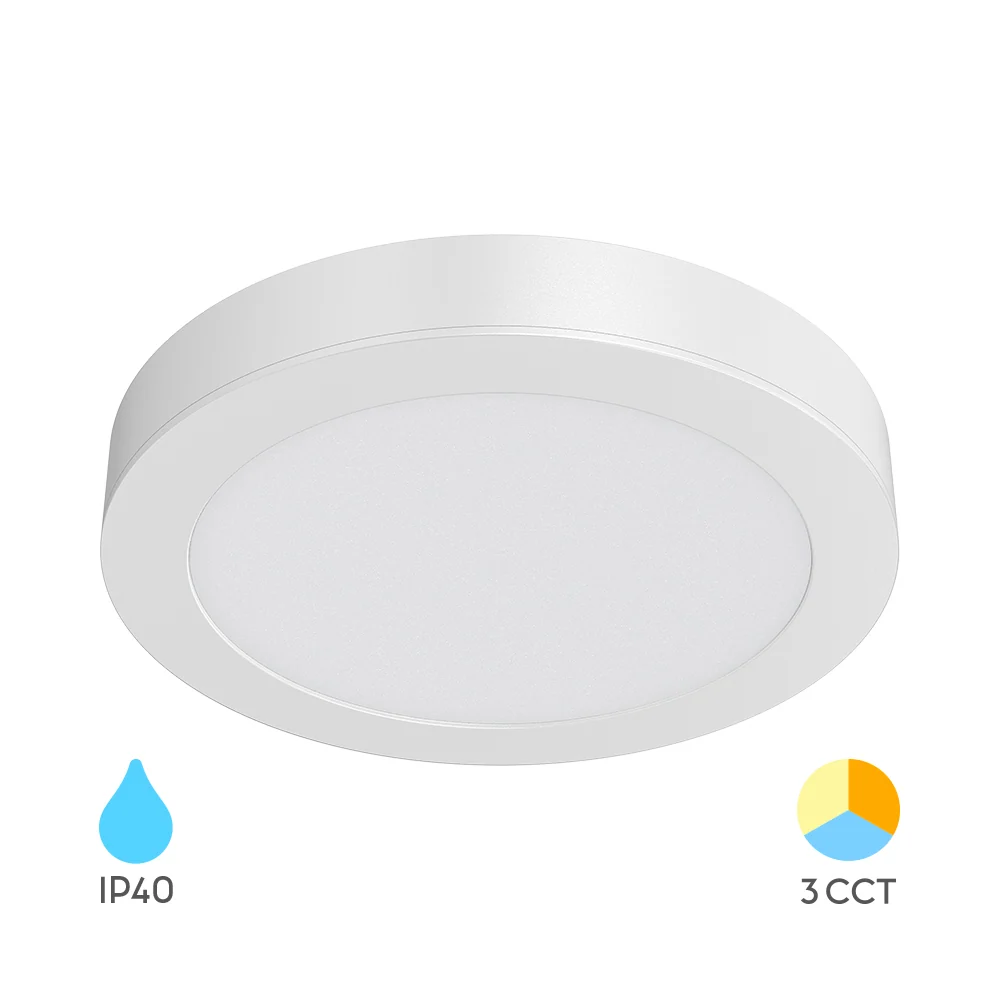 Braytron beltéri Fehér Led lámpa 24W 2400Lm 3IN1 IP40 220-240V 50/60Hz BP03-62480
