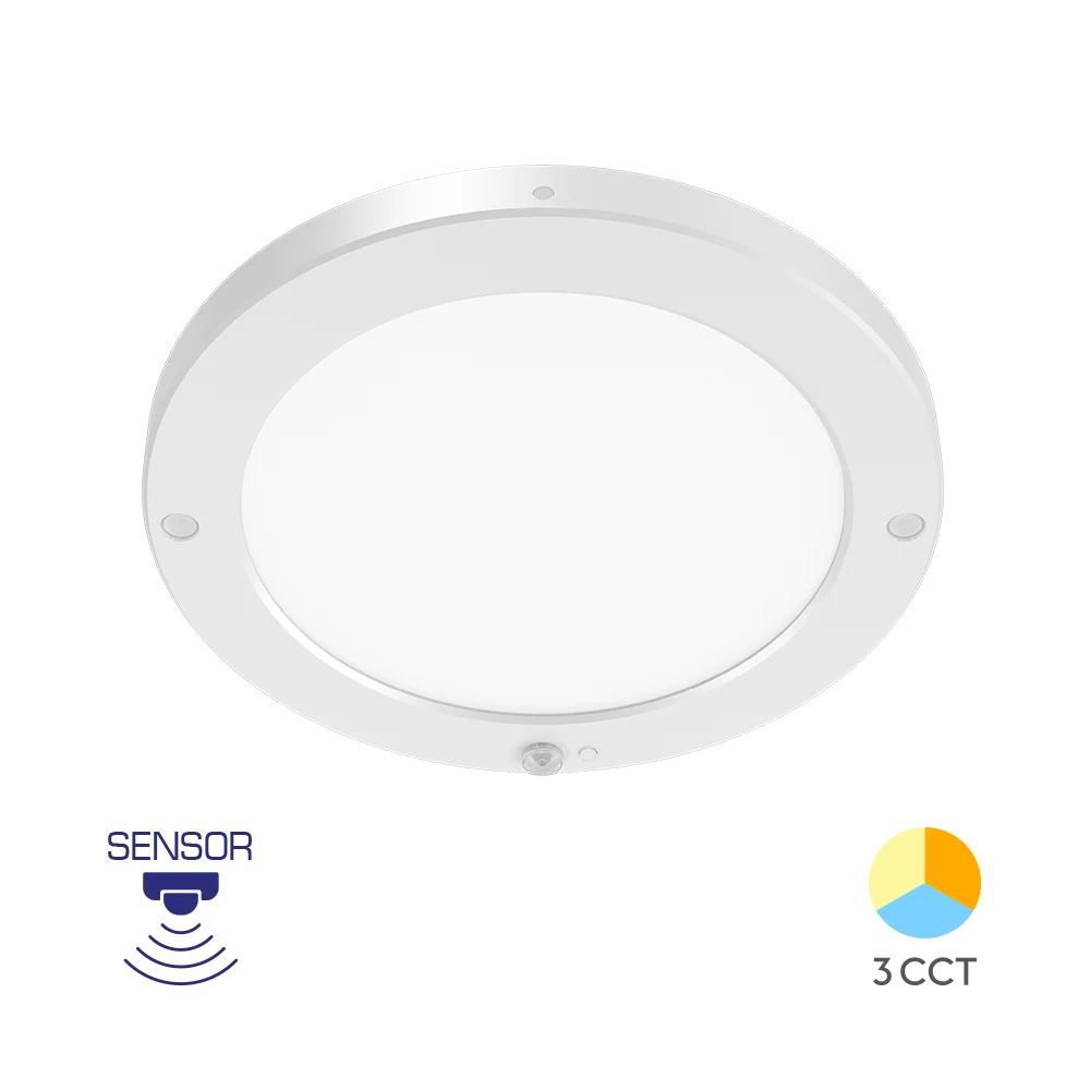Braytron Beltéri Led lámpa Mozgásérzékelővel 20W 1800Lm 3IN1 IP20 220-240V BP03-92080
