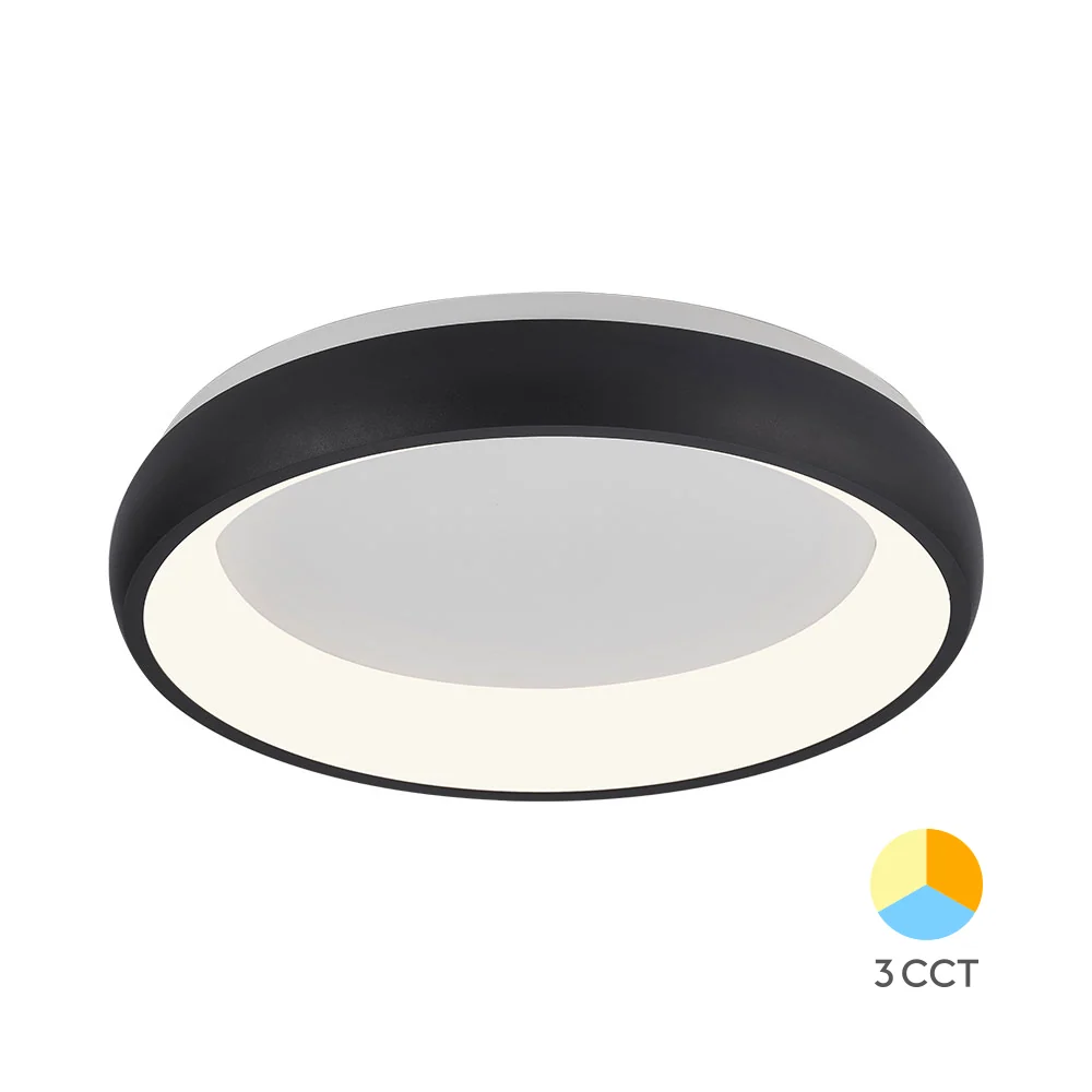 Braytron beltéri mennyezeti Led lámpa Fekete 36W 3IN1 3200Lm IP20 220-240V BH17-02381