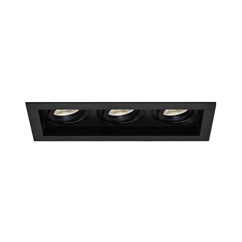 Braytron beltéri süllyesztett Billenthető Fekete Spot lámpa GU10 max.3*35W IP20 BH03-05041