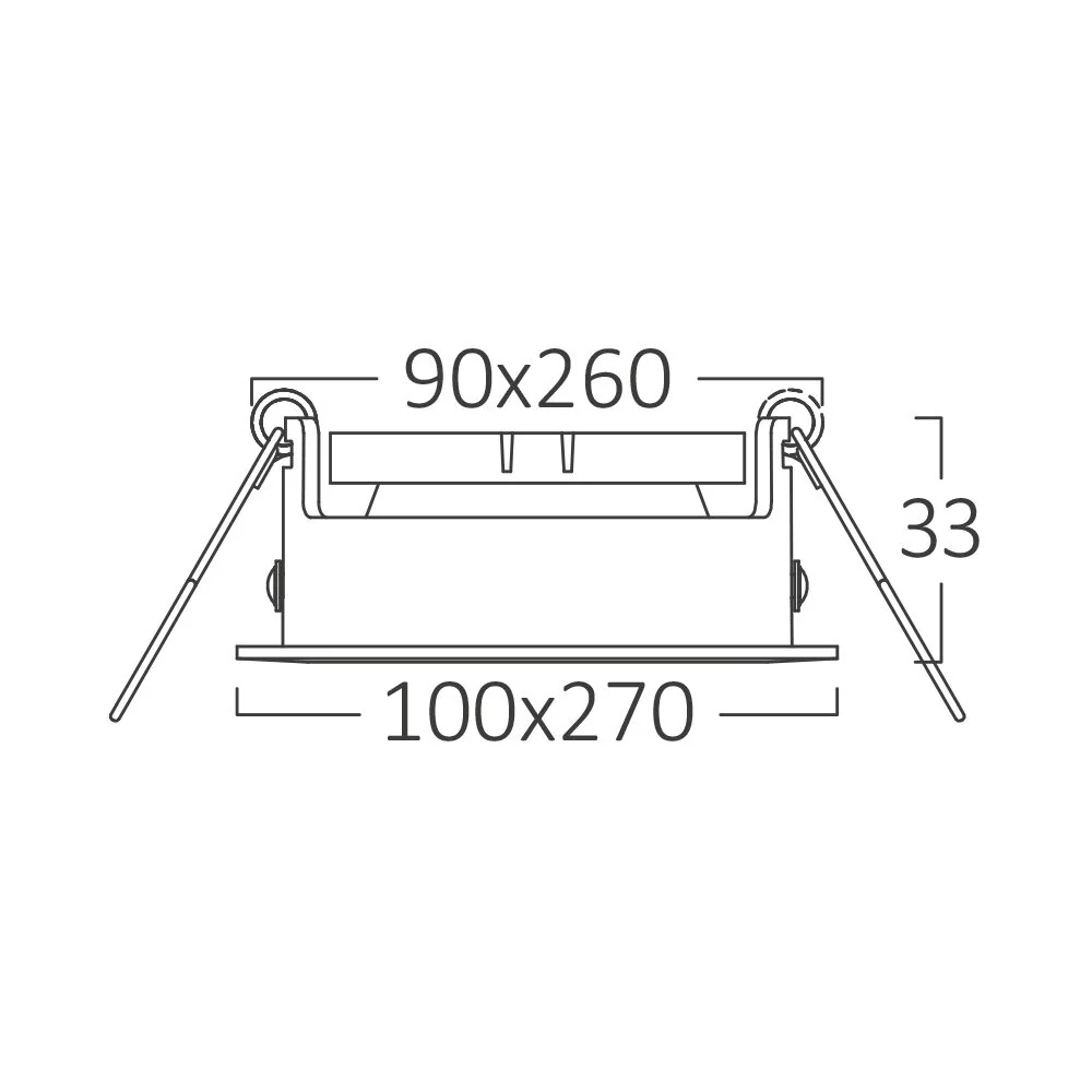 Braytron beltéri süllyesztett Billenthető Fekete Spot lámpa GU10 max.3*35W IP20 BH03-05041