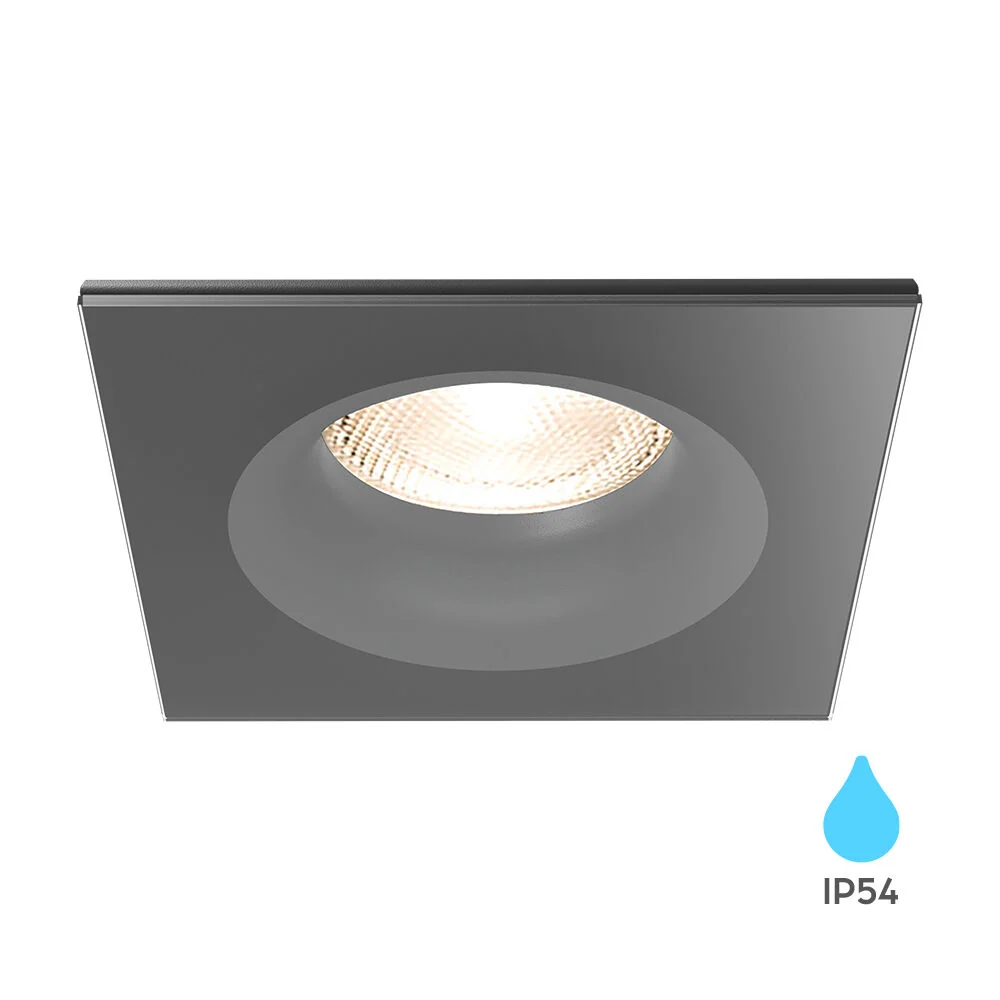 Braytron beltéri süllyesztett lámpatest Aluminium max.1*35W Fekete IP54 BH03-02111