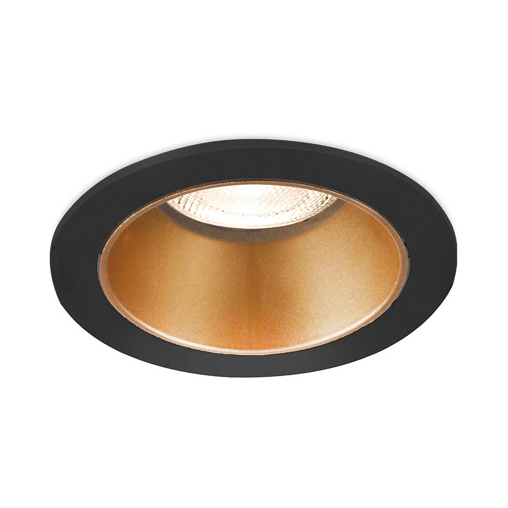 Braytron beltéri süllyesztett Spot lámpa Fekete-Gold GU10 Max.1*35W IP20 BH03-05116