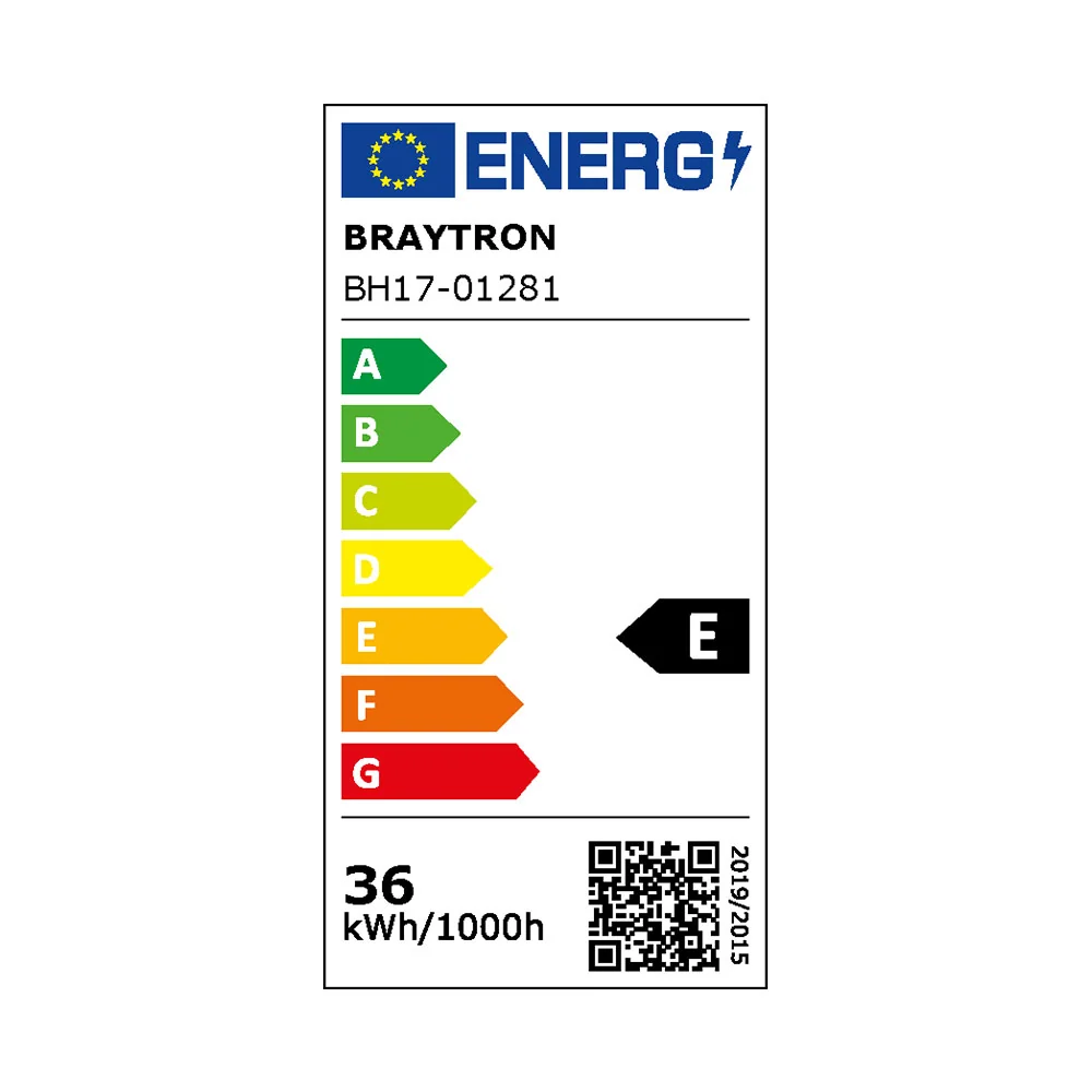 Braytron függeszthető Led lámpa 36W 3CCT Fekete 3200Lm IP20 220-240V BH17-01281