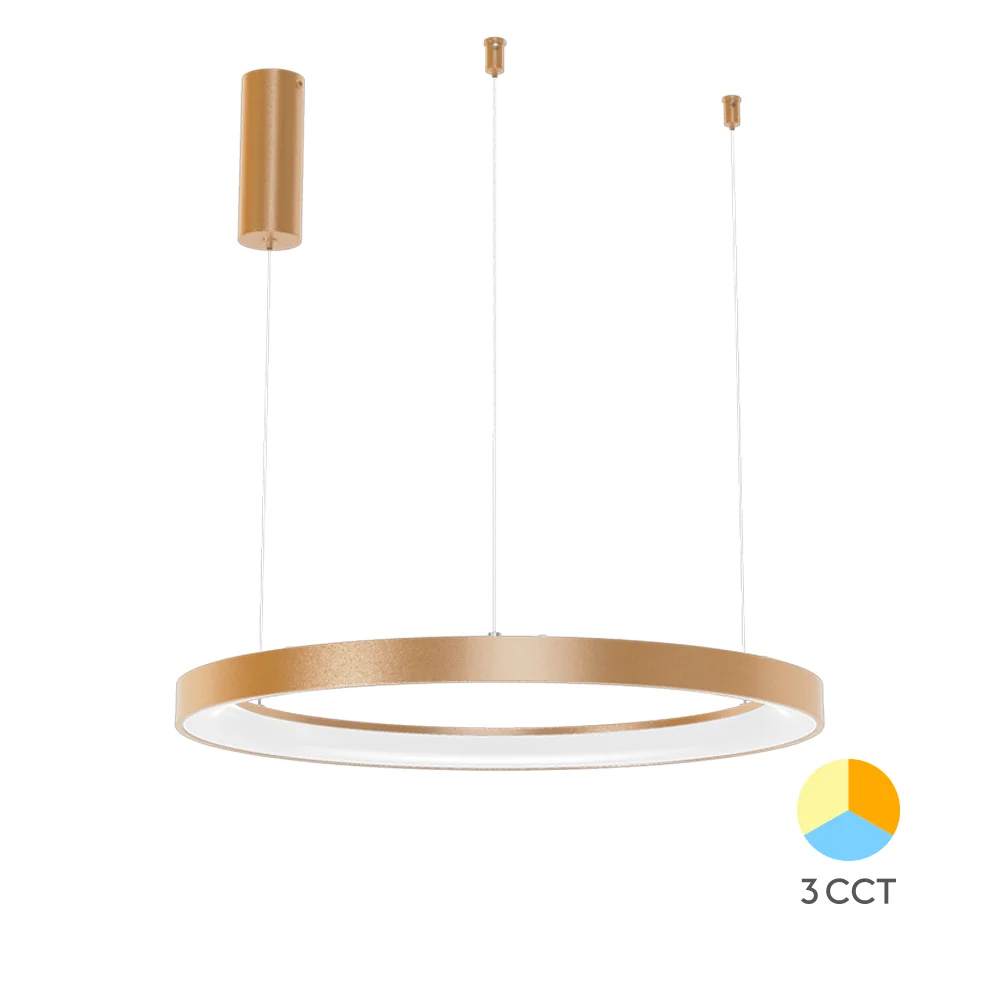 Braytron függeszthető Led lámpa Barnás-arany 46W 3IN1 3920Lm IP20 220-240V BH17-01386