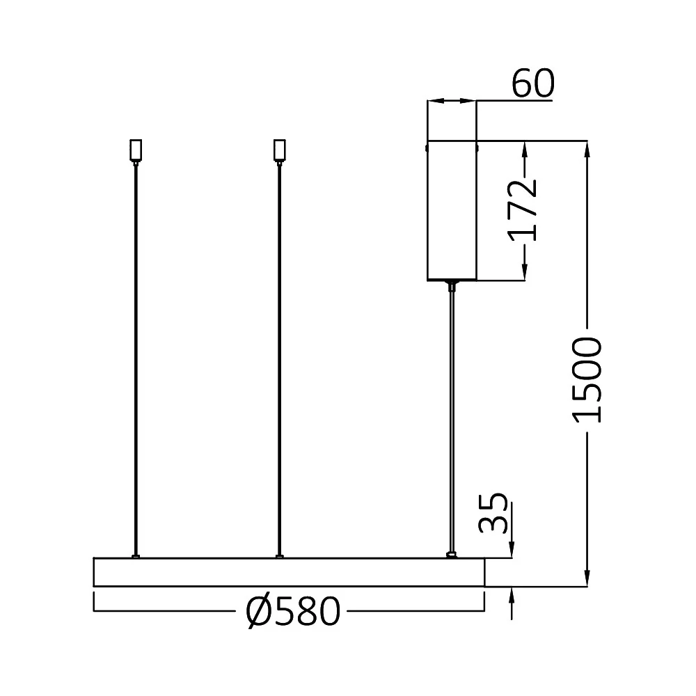 Braytron függeszthető Led lámpa Barnás-arany 46W 3IN1 3920Lm IP20 220-240V BH17-01386