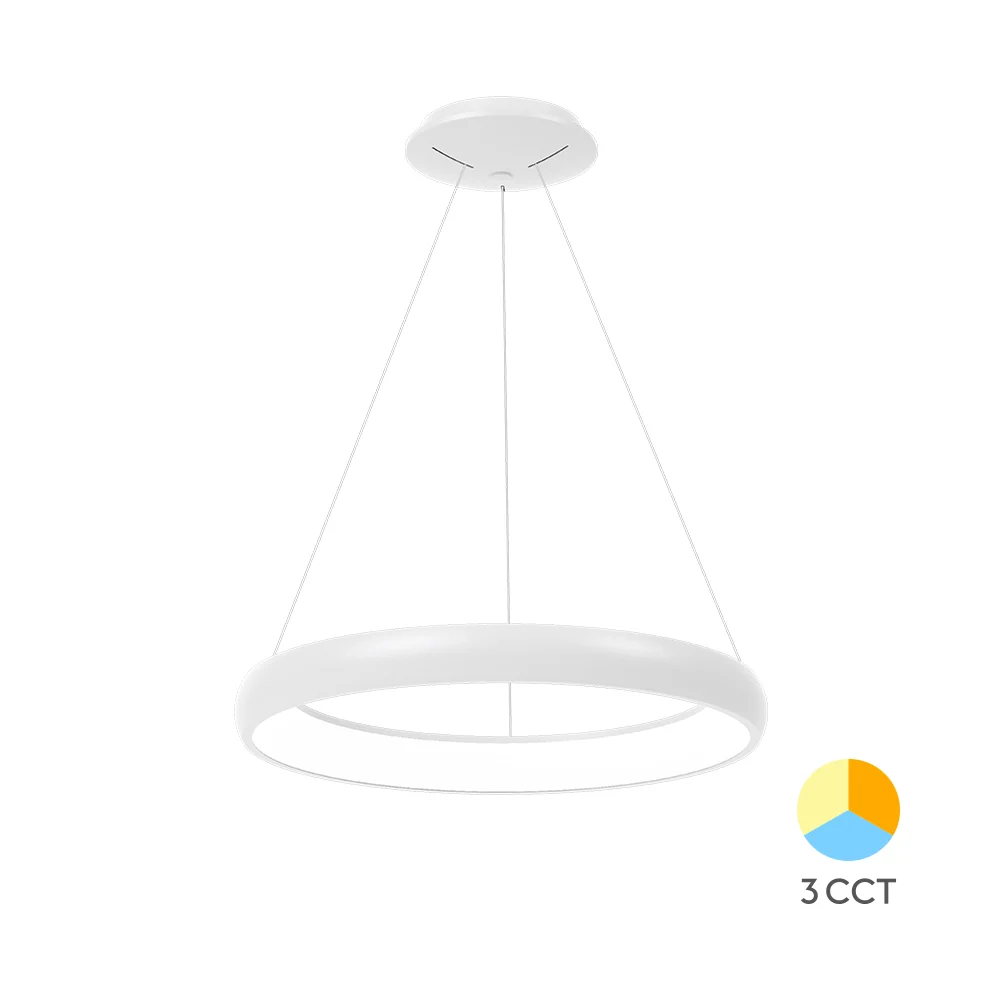 Braytron függeszthető Led lámpa Fehér 46W 3920lm 3IN1 IP20 220-240V BH17-03480
