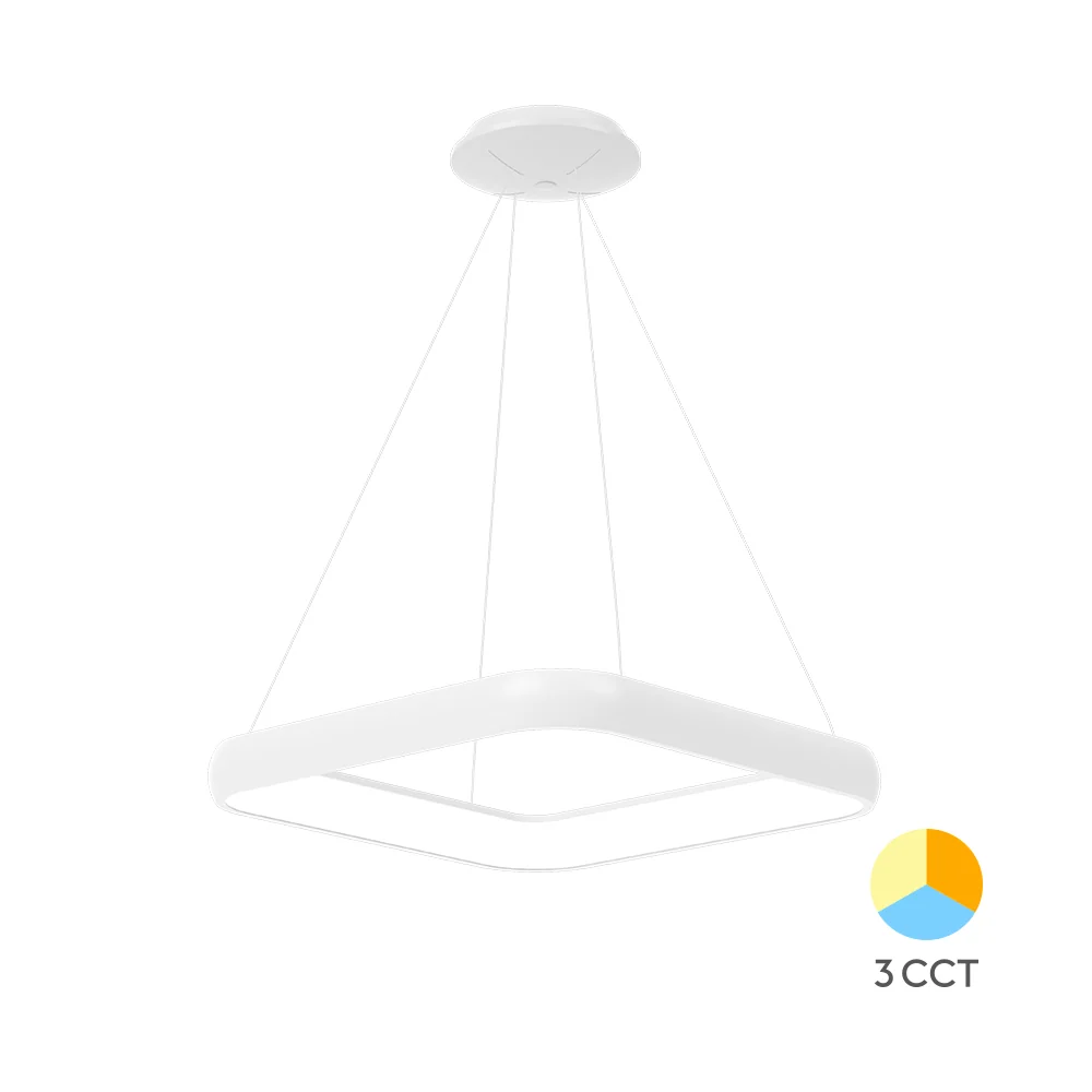 Braytron függeszthető Led lámpa Fehér 46W 3IN1 5200Lm IP20 220-240V BH17-03980