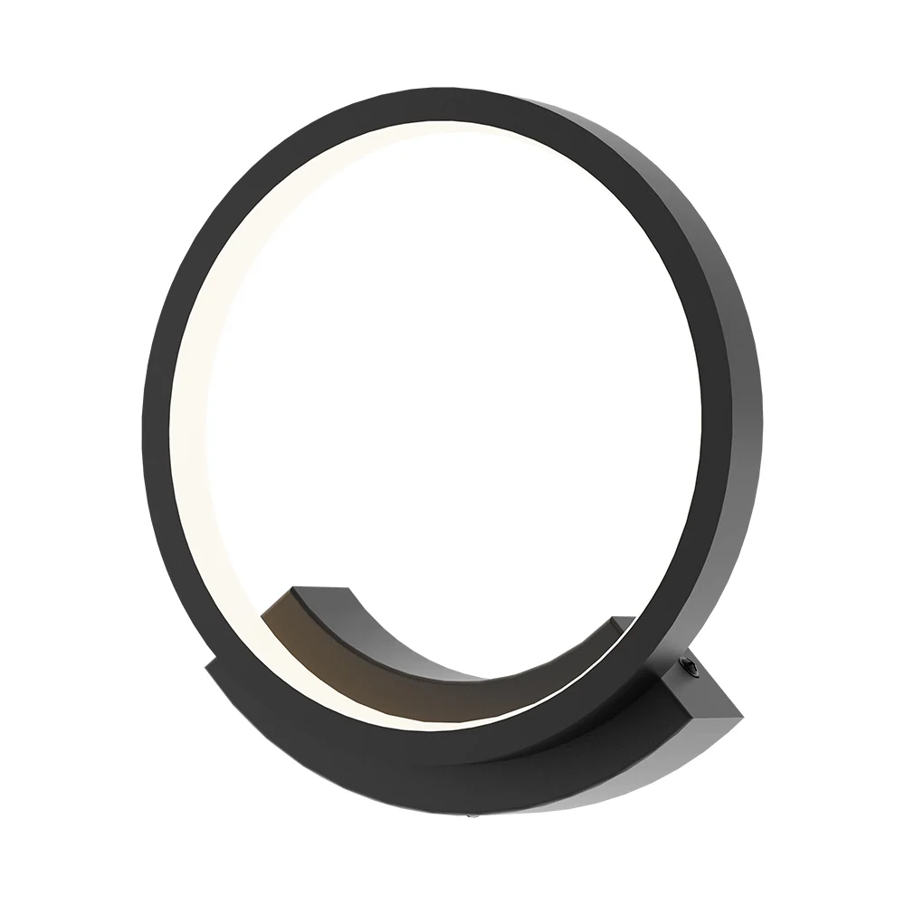 Braytron Led lámpa Design oldalfali 12W 3000K 230V Fekete BH07-03701