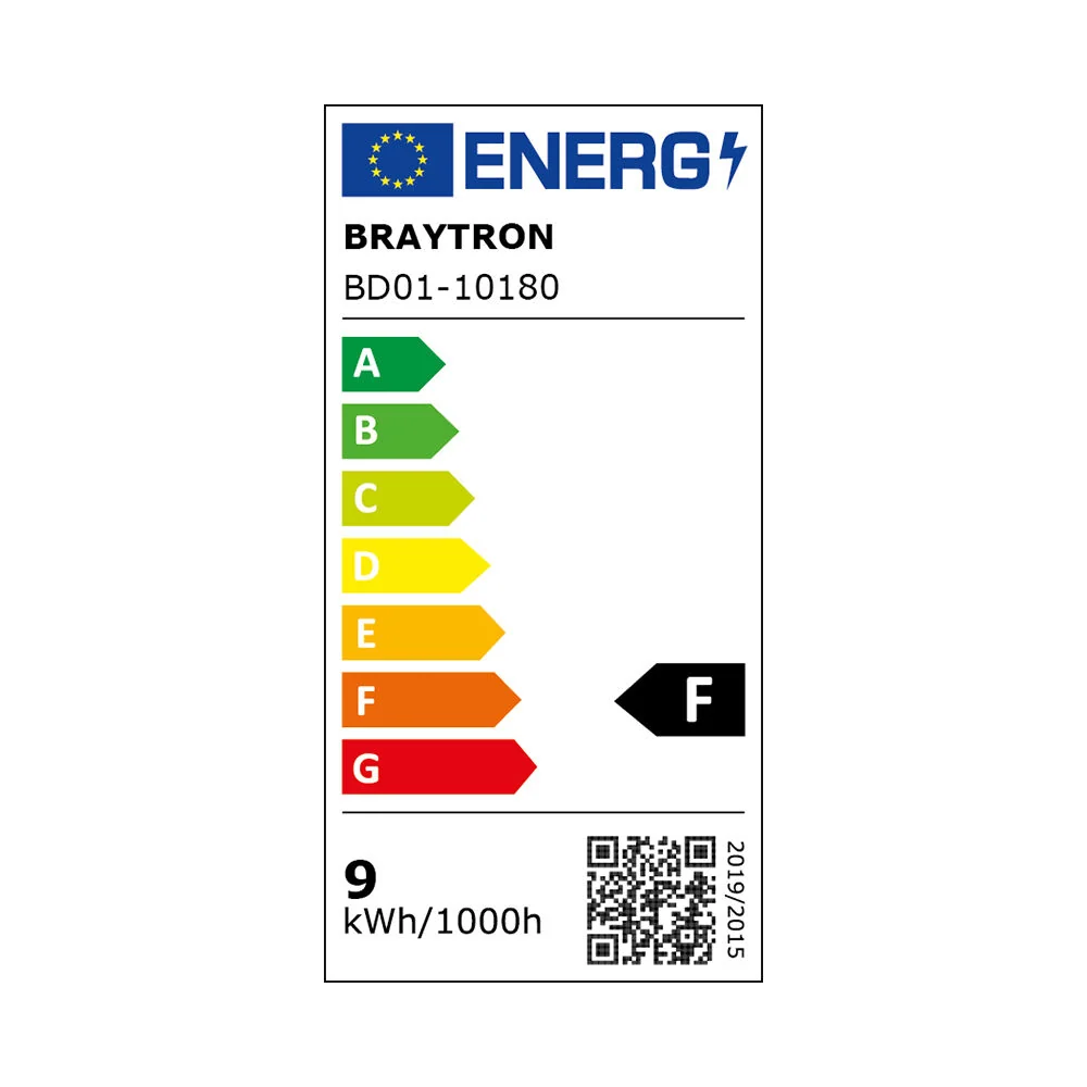 Braytron süllyesztett led lámpa 9W 820Lm 3IN1 220-240V 50/60HzIP54 BD01-10180