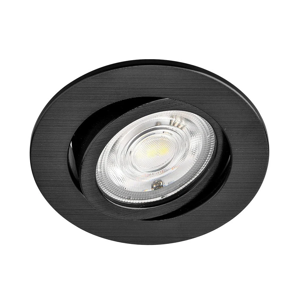 Braytron süllyesztett spot fekete színben 7W 3in1 IP20 630Lumen 230V* BD02-00781