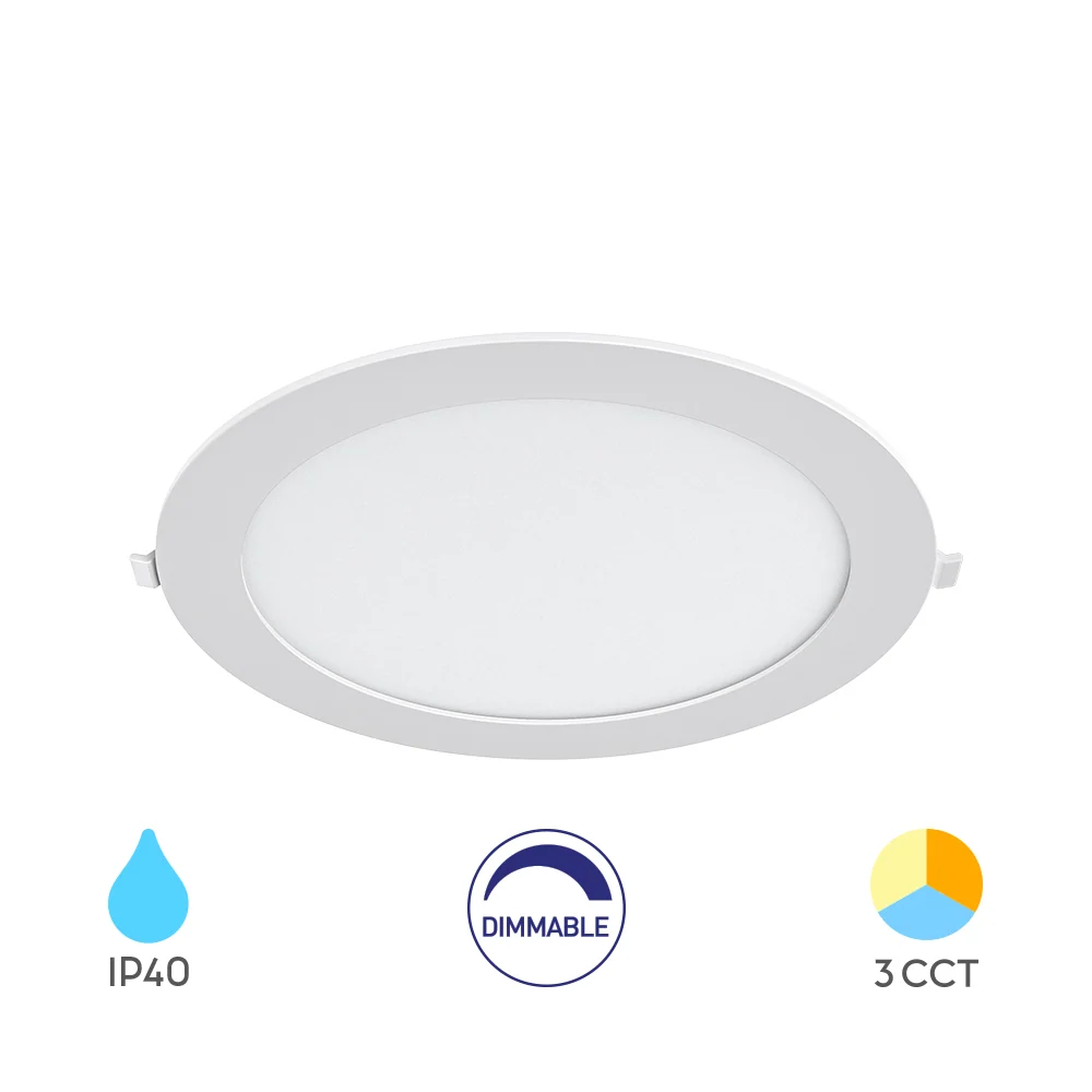 Braytron süllyeszthető Led panel Di mmerelhető Fehér 3IN1 18W IP40 1800Lm 220-240V BP01-91880