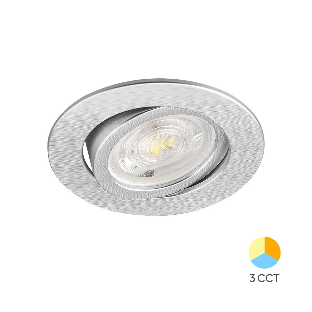 Braytron spot ledlámpa Száltcsiszólt 7W 3IN1 750lm IP20 220-240V 50/60Hz BD02-00783
