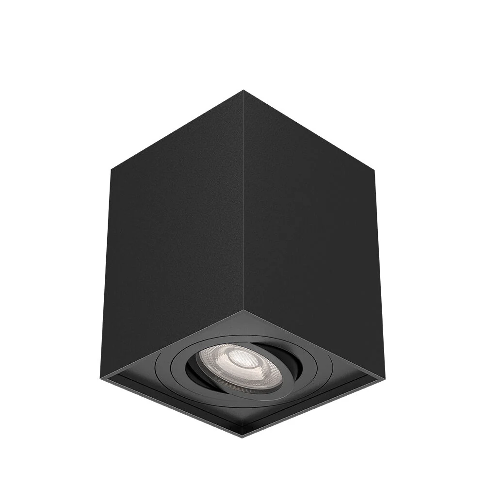 Braytron Spot lámpa Fekete Billenthető 1*GU10 spotlámpa IP20 1*35W 220-240V 50/60Hz BH04-00311