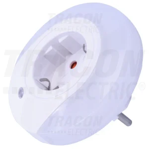 Tracon Éjszakai fény 230VAC, 50Hz, 0,42W, 15lm, CDS, 1xSCHUKO NLSCHUKO